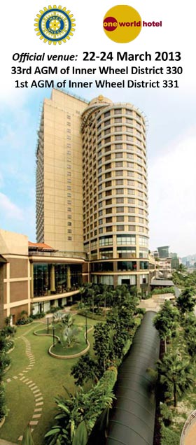 One World Hotel, official venue
