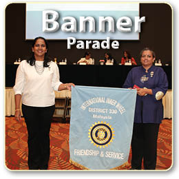 22-23 Sep 2023. District 330 43rd Annual General Meeting. Banner Parade.