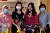 6 May 2021. Inner Wheel Club of Kuala Lumpur. Three new members joins the IWCKL.