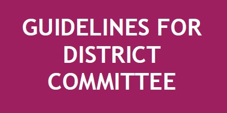 District Guideslines for District Committee (Jun 2025)
