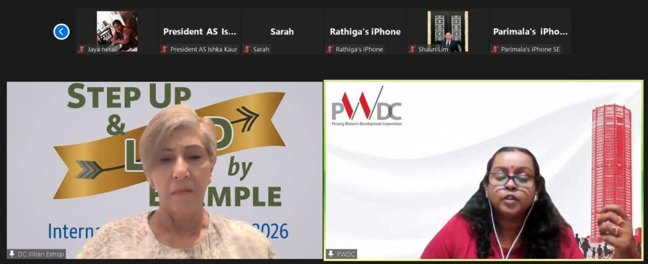 Two women are on a video call, one on the left and one on the right. The left woman is wearing a white shirt and the right woman is wearing a red shirt. The left woman is speaking into a microphone.
AI generated content