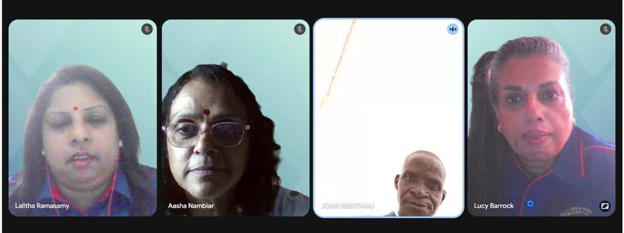 Three people are shown on a computer screen, with one on the left, one in the middle, and one on the right. They are all wearing glasses and appear to be engaged in a conversation.

AI generated content