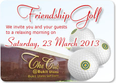Friendship Golf Entry Form. 23 Mar 2013. The Club@Bukit Utama